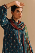 Nishat Winter Unstiched Khaddar 3 Piece - Printed Suit - 42303170-R