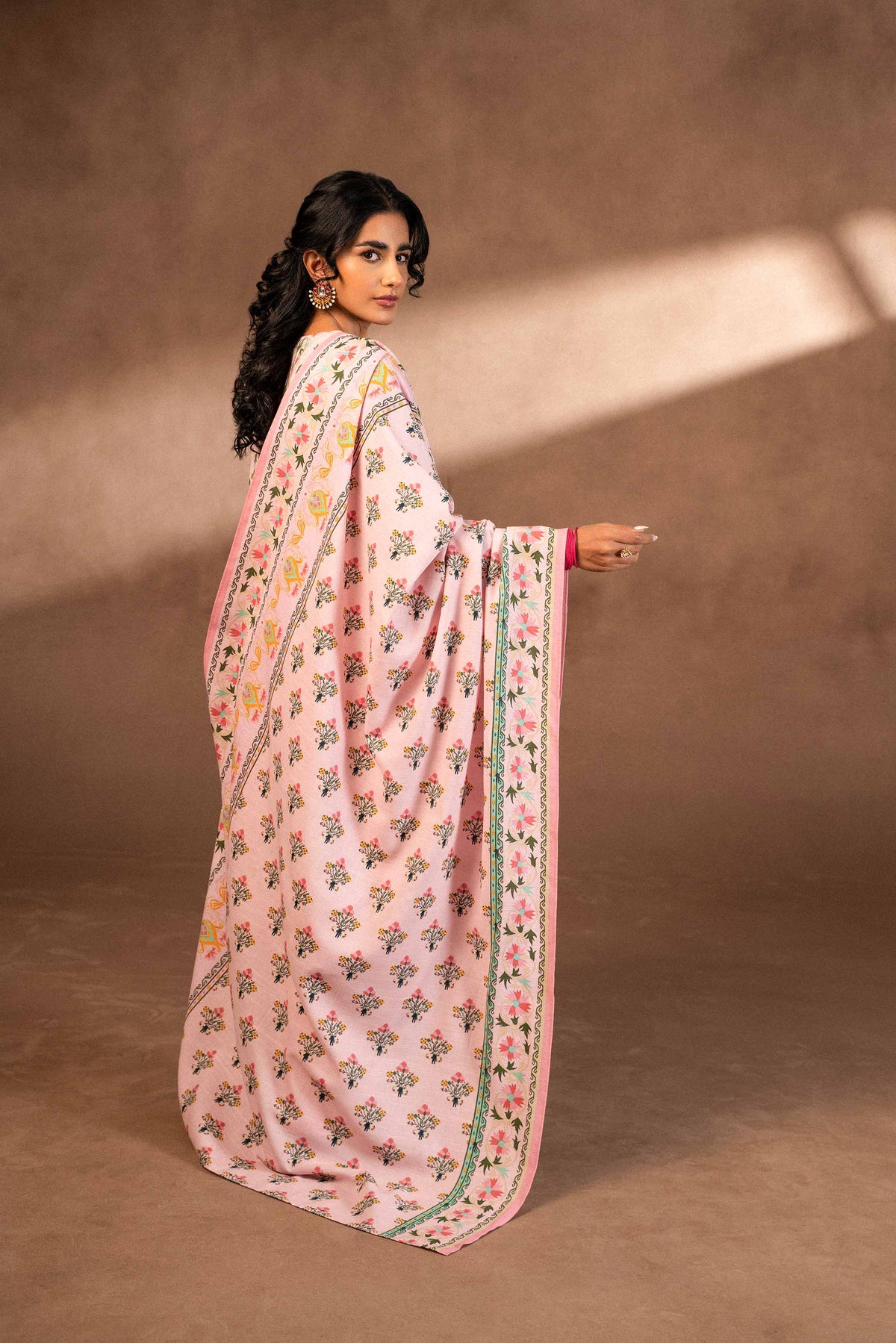 Nishat Winter Unstiched Khaddar 3 Piece - Printed Suit - 42306482-R