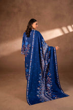 Nishat Winter Printed Khaddar Unstitched 3Pc Suit - 42306489-R