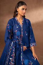 Nishat Winter Printed Khaddar Unstitched 3Pc Suit - 42306489-R