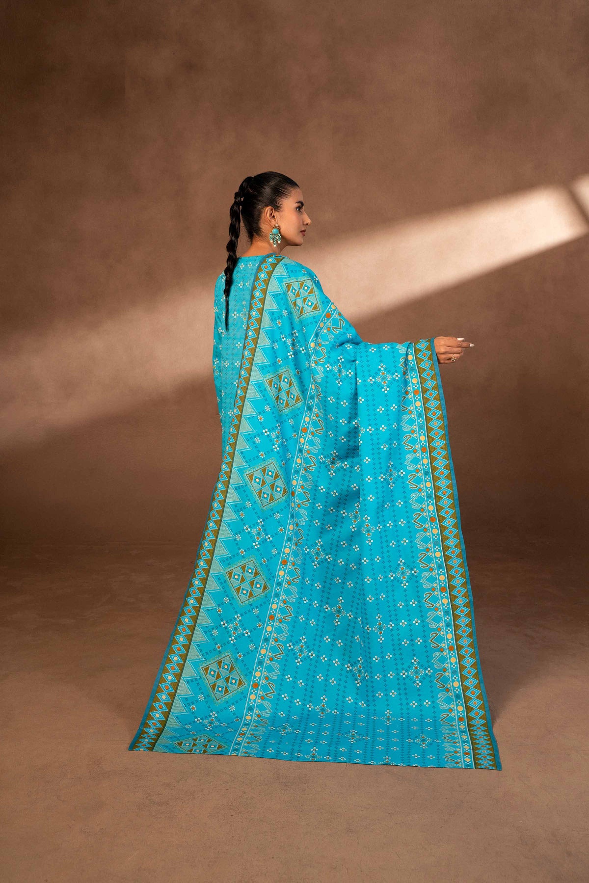 Nishat Winter Unstiched Khaddar 3 Piece - Printed Suit - 42306491-R