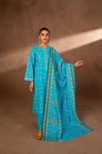 Nishat Winter Unstiched Khaddar 3 Piece - Printed Suit - 42306491-R