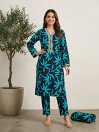 LUTF ANDOZ Linen 2PC-Unstiched #6